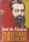 Livro - Pareceres Jurídicos, José de Alencar.