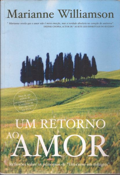 LIVRO UM RETORNO AO AMOR-MARIANNE WILLIAMSON