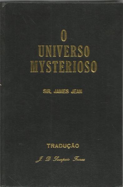 livro o universo mysterioso, sir james jean.